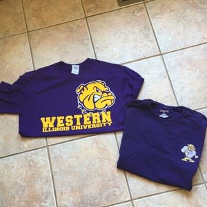 Size M Western Illinois tee shirts
